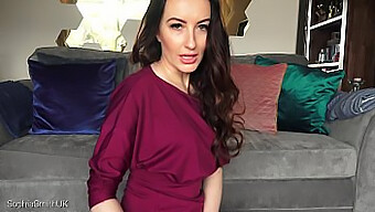 British Brunette Miss Smith Inspires Solo Playtime