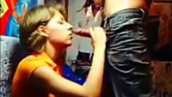 Tiny Teen Gets Her Desire For Sucking And Facials Fulfilled