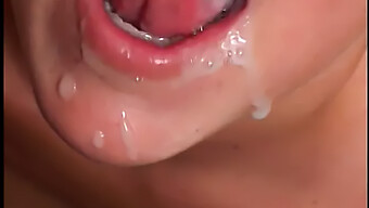 She Gets Her Mouth And Ass Pounded By Her Boss In A Public Restroom