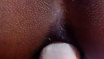 Intimate View Of Ebony Teen'S Anal And Pussy Play