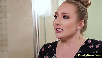 Old And Young: A Sensual Shower Massage With Aj Applegate