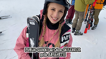 Public Sex With A Young Ski Instructor And His Student