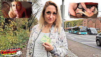 German Girl Gina Turned To Escort During Casting On The Streets