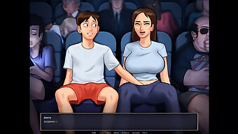 American Cartoon Sex: Stepbrother'S Secret Touch In The Movie Theater