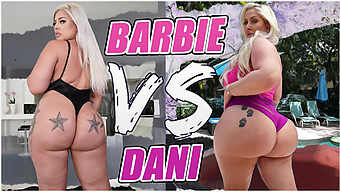 Mz Dani Og Ashley Barbie I En Episk Smuk Fed Kvinde Showdown