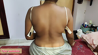 Sister And Stepbrother Engage In Sexual Activity When Mother Is Absent, With Tamil Audio Featuring A Busty Indian Teen