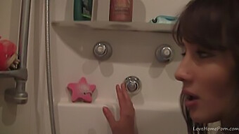 Nadin'S Playful Bathroom Antics And Her Bare Necessities