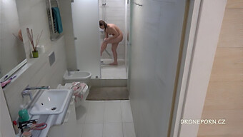 Hidden Camera Captures Flirtatious Showers In European Porn