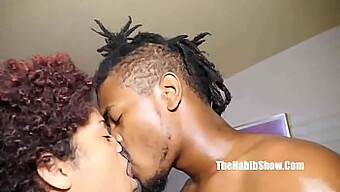 Teen couple's passionate encounter with a black pornstar