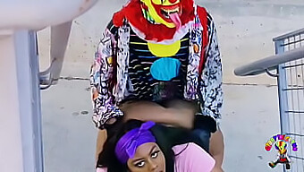 Gibby the clown's wild encounter with a busty black woman on a busy highway