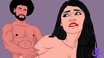 Desi Aunty Mia Khalifa'S Big Booty Gets Pounded By A Black Cock In An Animated Indian Cartoon