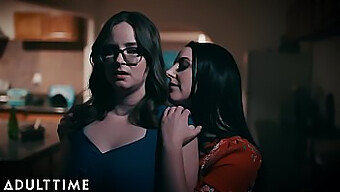 Jay Taylor, A Suburban Wife, Is Mesmerized By Angela White'S Beauty In This Romantic Lesbian Encounter