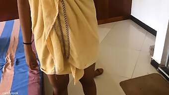 Desi Aunty Eka'S Naughty Talk And Deep Throat Action In Sinhala