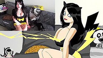 Hannah Minx Flaunts Her Big Boobs In Dangerous Jwow Animation