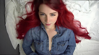 Stunning Redhead'S Agonizing Pleasure In Pov Video