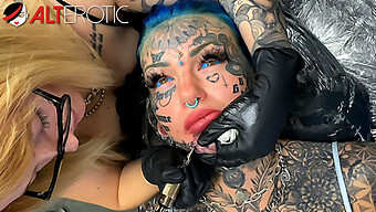 Inked Beauty Gets A New Tattoo On Her Face In Time Lapse