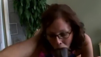 A Mature Woman Enjoys A Large African American Penis, As Seen In This Homemade Video