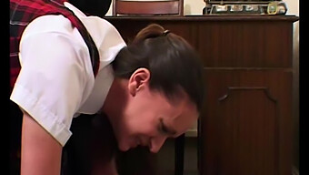 Disciplining A Young Lady In School Uniform