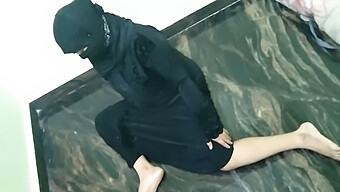 Fat Boy'S Hijab Sex With Mature Teen In Doggy Style Position