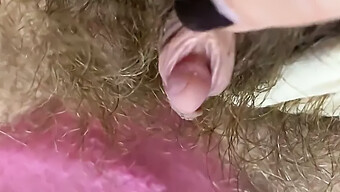 Hairy Babe Cums Hard And Messy