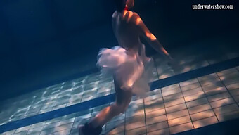 Russian Teen Ballerina Bulava Lozhkova'S Sensual Solo Swim Session