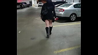 Daring Exhibitionists Expose Themselves In A Casino Parking Garage