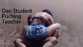 Desi Teen Radha'S Steamy Encounter With Her Professor In Dormitory