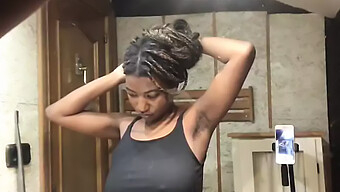 Black Beauty Washes Off In Steamy Shower Session