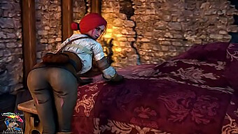 Ervaar De Sensatie Van De Hekser Met Triss In Een 3d-Spel