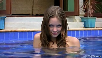 Russian Beauty Bares All And Teases With Water