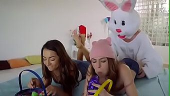 Alex Blake'S Easter Surprise: Lily Adams Takes It Like A Good Bunny